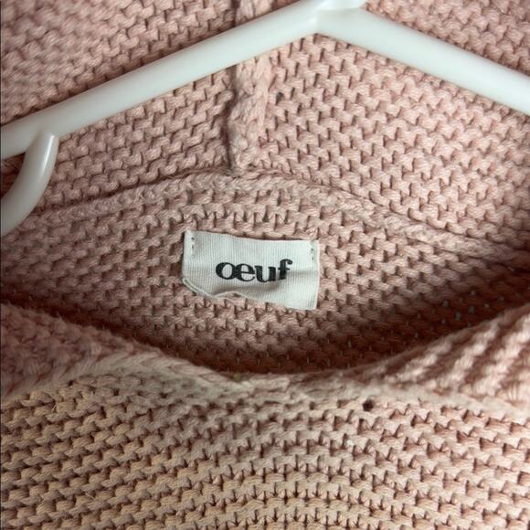 Oeuf Cream and Pink Sweater with Bunny Ears - Picture 2 of 7